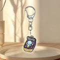 "Emotionally Packed" Glitter Acrylic Keychain
