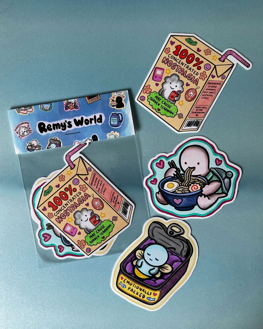Remy's World Comfort Sticker Pack