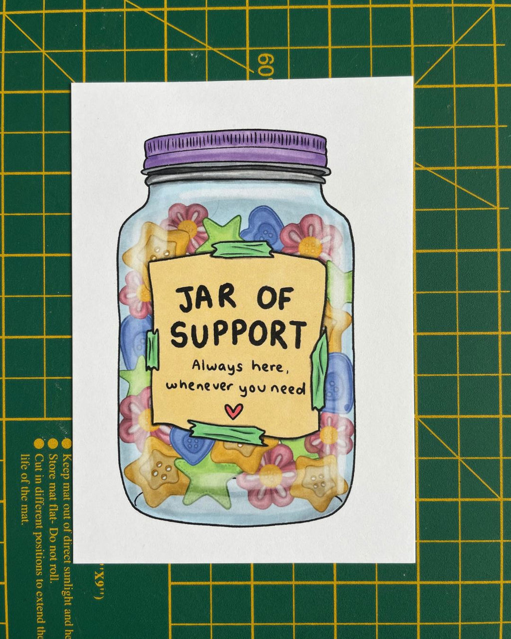 Support Jar Mini Print