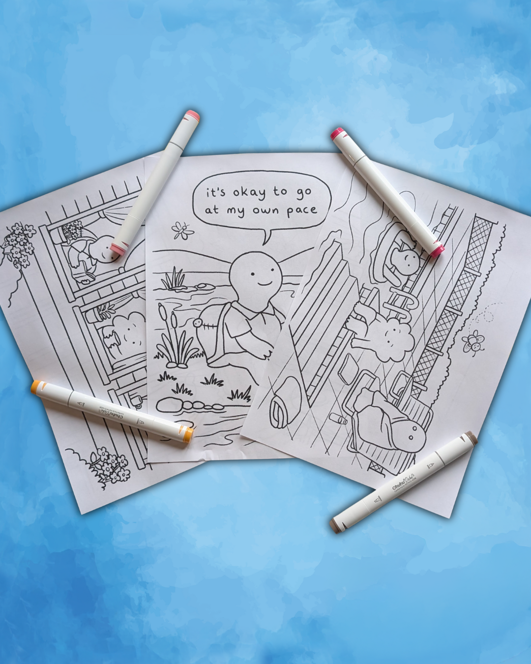 Fun With Friends Extended Pack: Colouring Sheets ( 20 Sheets, Digital Download)