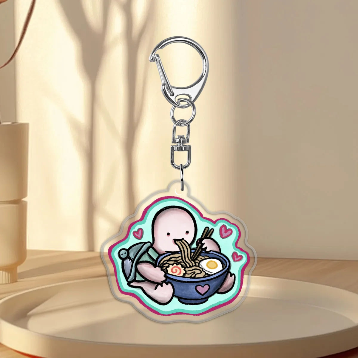 Patch + Ramen Acrylic Keychain