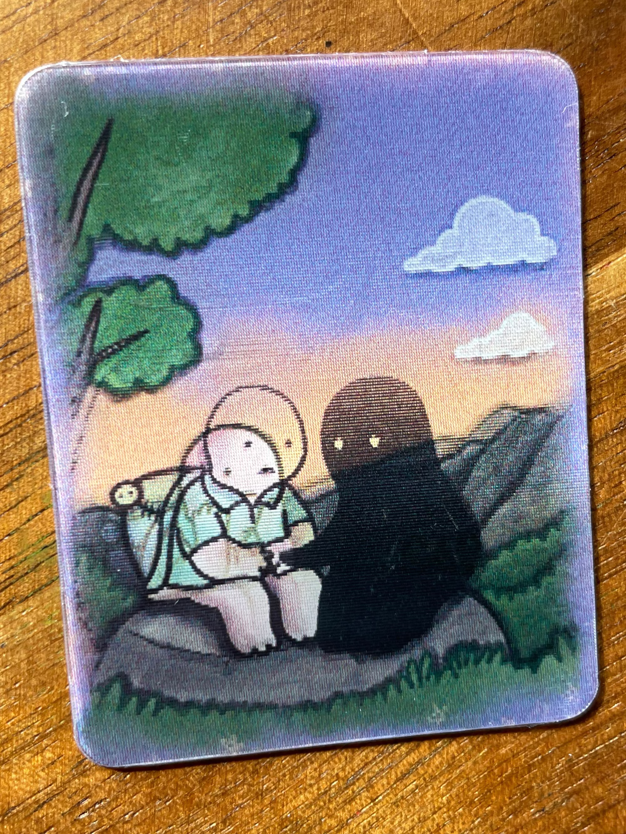 Shape Shifting Remy + Patch Lenticular Card