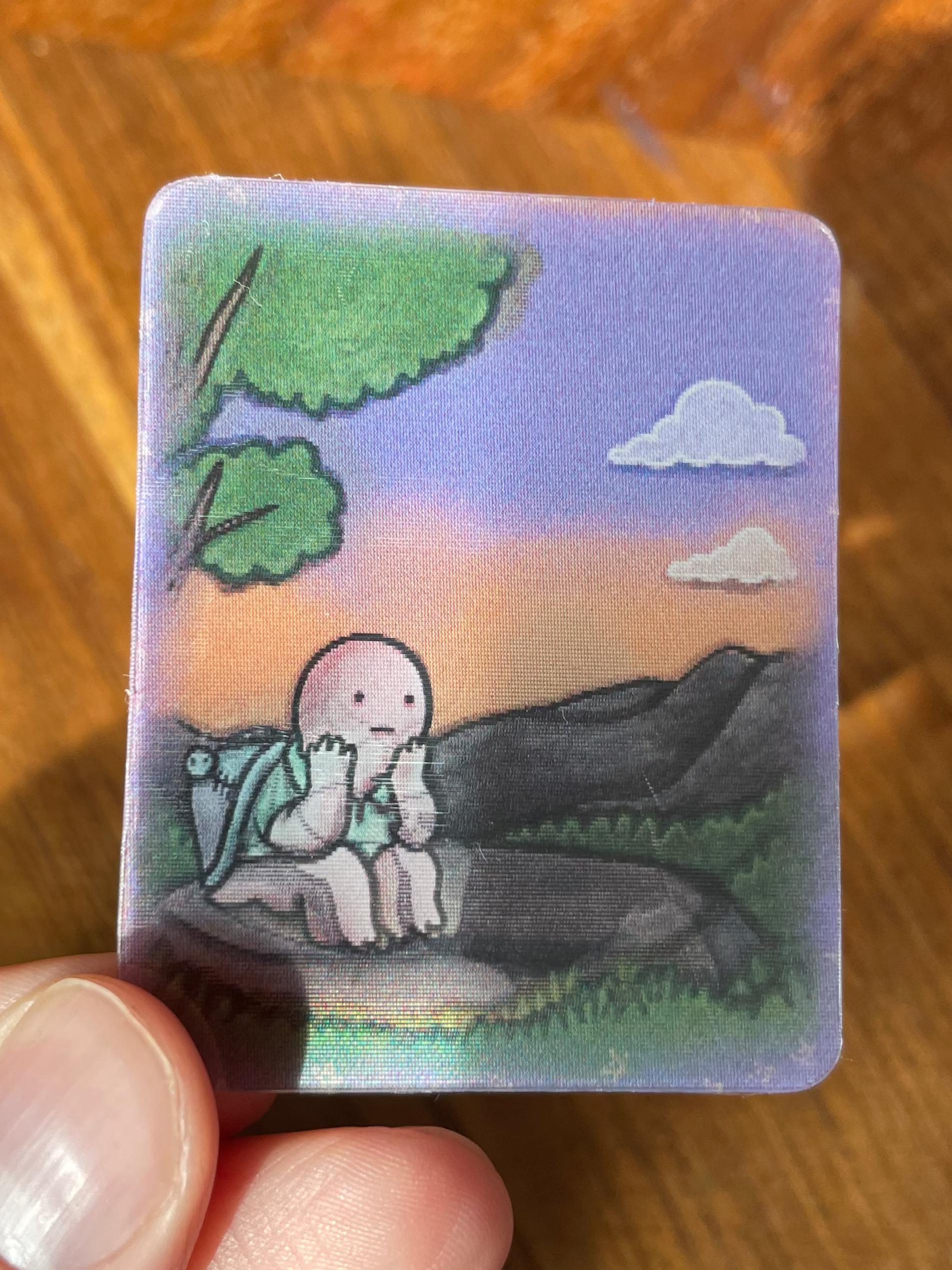 Shape Shifting Remy + Patch Lenticular Card