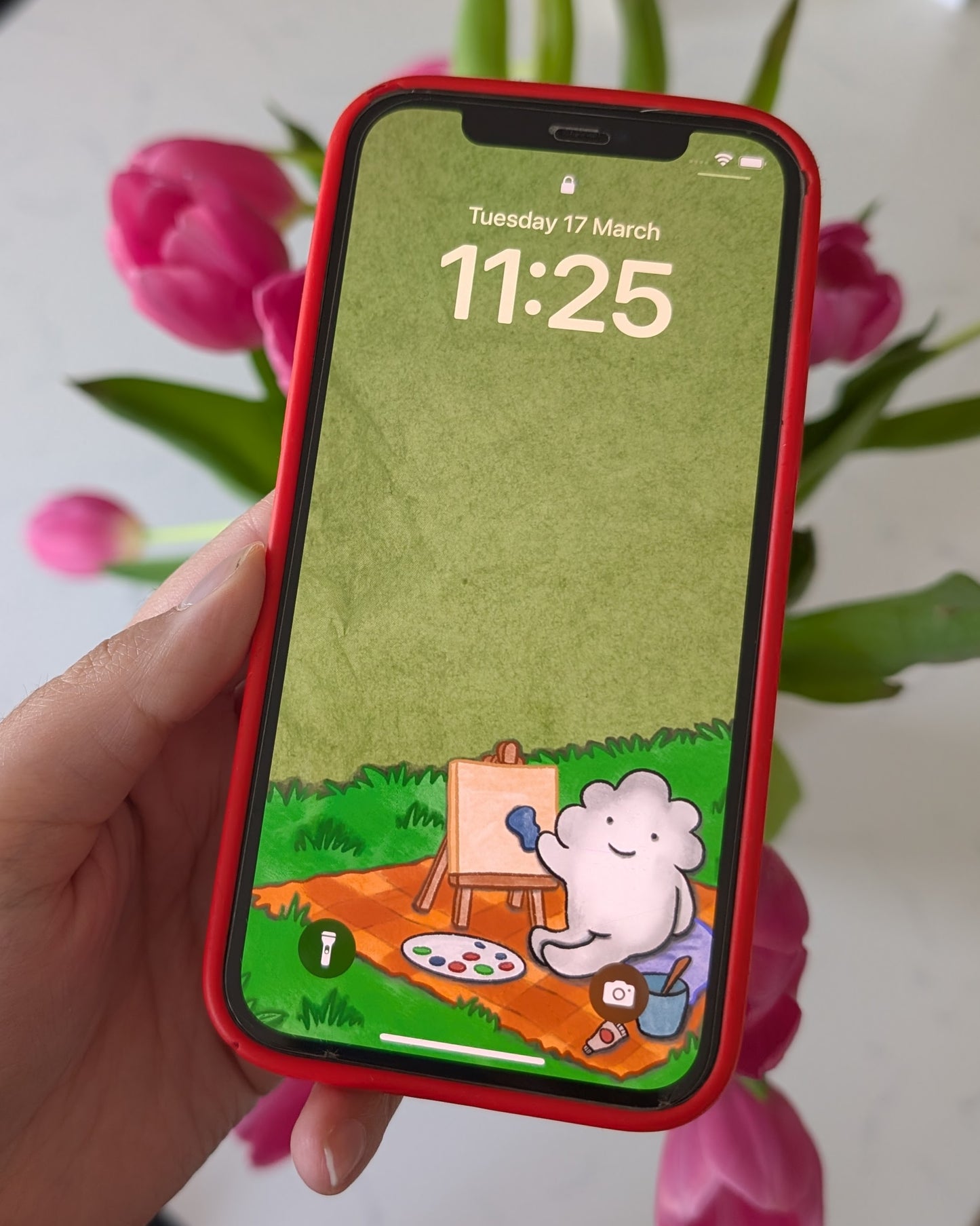 Joy in the Little Things: Illustrated Phone Wallpapers for Digital Download