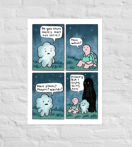 Here is Enough- A Remy's World Print