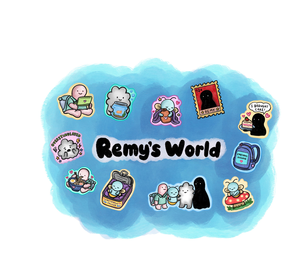 Offical Remy's World Canvas Tote Bag